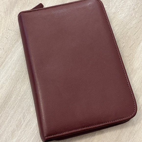 Elegant Burgundy Jewelry Organizer - Picture 2 of 10